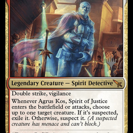 Agrus Kos, Spirit of Justice (Promo Pack) [Murders at Karlov Manor Promos]