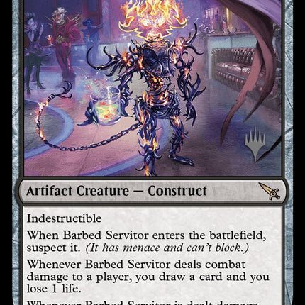 Barbed Servitor (Promo Pack) [Murders at Karlov Manor Promos]