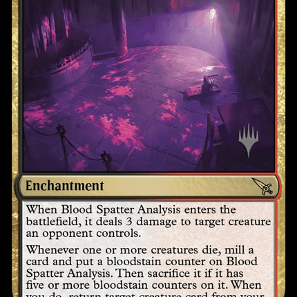 Blood Spatter Analysis (Promo Pack) [Murders at Karlov Manor Promos]