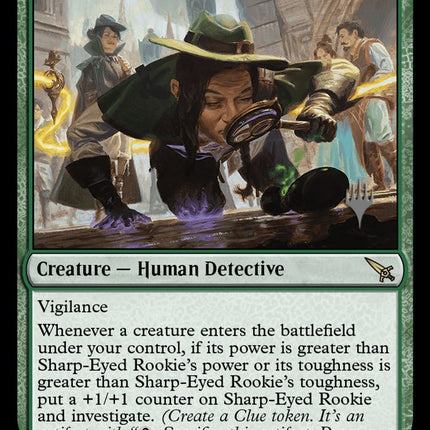 Sharp-Eyed Rookie (Promo Pack) [Murders at Karlov Manor Promos]