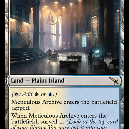 Meticulous Archive (Promo Pack) [Murders at Karlov Manor Promos]