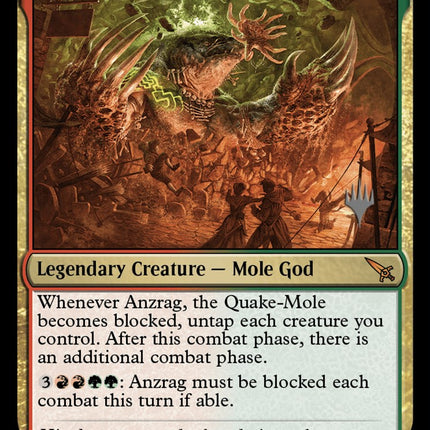 Anzrag, the Quake-Mole (Promo Pack) [Murders at Karlov Manor Promos]