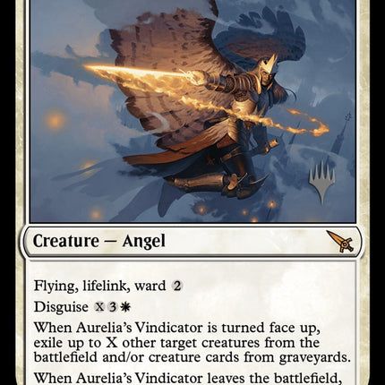 Aurelia's Vindicator (Promo Pack) [Murders at Karlov Manor Promos]