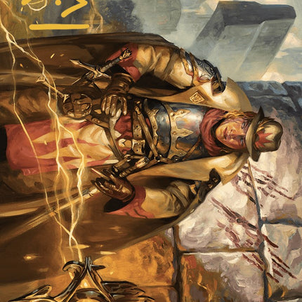 Tenth District Hero Art Card (Gold-Stamped Signature) [Murders at Karlov Manor Art Series]