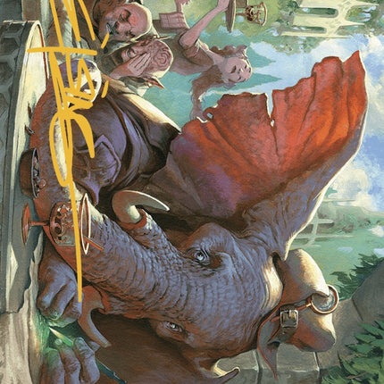Loxodon Eavesdropper Art Card (Gold-Stamped Signature) [Murders at Karlov Manor Art Series]