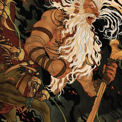 Yarus, Roar of the Old Gods Art Card (46/49) (Gold-Stamped Signature) [Murders at Karlov Manor Art Series]