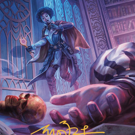 Deadly Complication Art Card (Gold-Stamped Signature) [Murders at Karlov Manor Art Series]