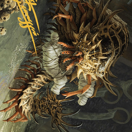 Rot Farm Mortipede Art Card (Gold-Stamped Signature) [Murders at Karlov Manor Art Series]