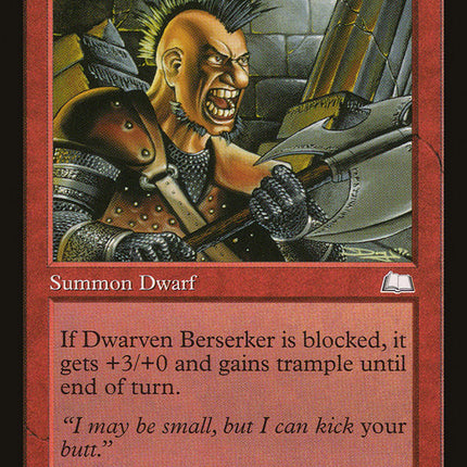 Dwarven Berserker [Weatherlight]