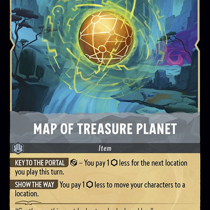 Map of Treasure Planet (201/204) [Into the Inklands]