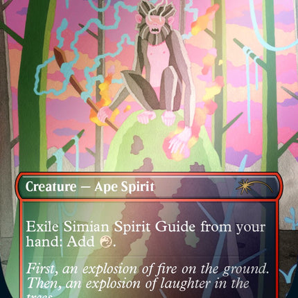 Simian Spirit Guide (Rainbow Foil) [Secret Lair Drop Series]
