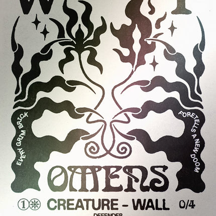 Wall of Omens (Rainbow Foil) [Secret Lair Drop Series]
