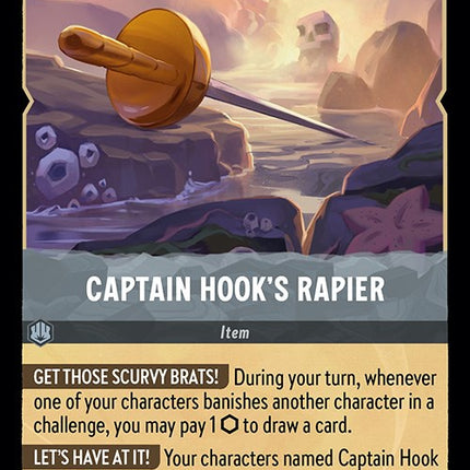 Captain Hook's Rapier (199/204) [Into the Inklands]