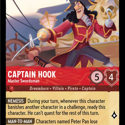 Captain Hook - Master Swordsman (105/204) [Into the Inklands]