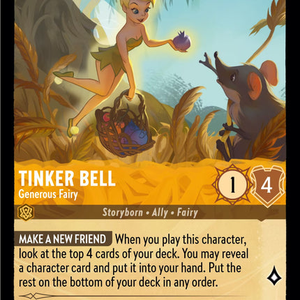 Tinker Bell - Generous Fairy (22/204) [Into the Inklands]