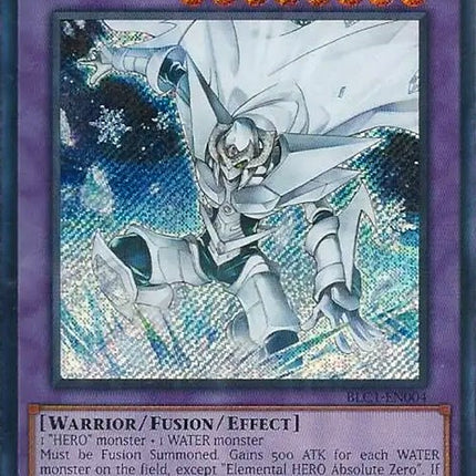 Elemental HERO Absolute Zero [BLC1-EN004] Secret Rare