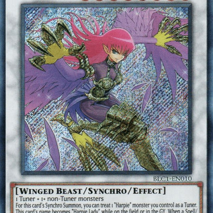 Cyber Slash Harpie Lady [BLC1-EN010] Secret Rare