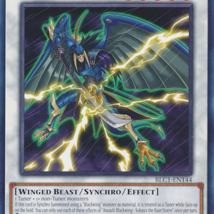 Assault Blackwing - Sohaya the Rain Storm [BLC1-EN144] Common
