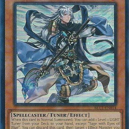 Sage with Eyes of Blue (Silver) [BLC1-EN014] Ultra Rare