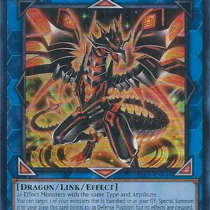 Darkness Metal, the Dragon of Dark Steel (Silver) [BLC1-EN044] Ultra Rare