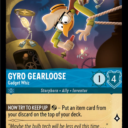 Gyro Gearloose - Gadget Whiz (144//204) [Into the Inklands]