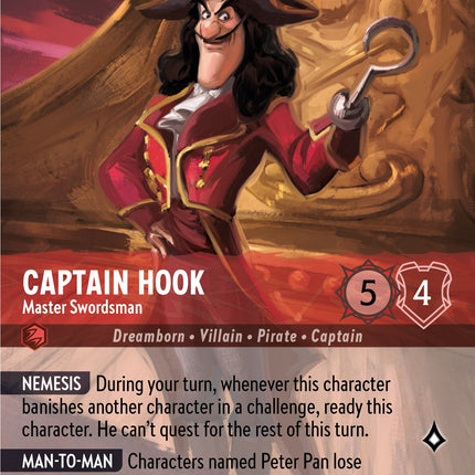 Captain Hook - Master Swordsman (Enchanted) (214/204) [Into the Inklands]