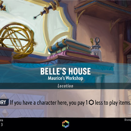 Belle's House - Maurice's Workshop (Enchanted) (219/204) [Into the Inklands]