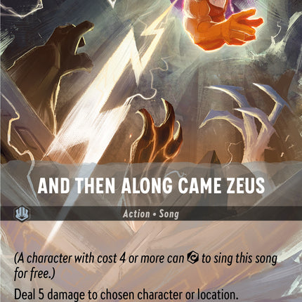 And Then Along Came Zeus (Enchanted) (222/204) [Into the Inklands]