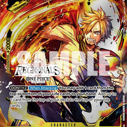 Sanji (Online Regional 2024) [Participant] [One Piece Promotion Cards]