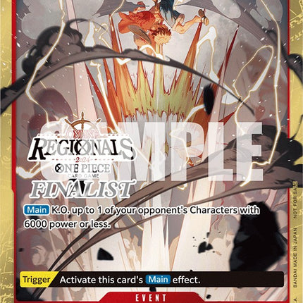 Gum-Gum Jet Pistol (Online Regional 2024) [Finalist] [One Piece Promotion Cards]