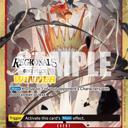 Gum-Gum Jet Pistol (Online Regional 2024) [Winner] [One Piece Promotion Cards]
