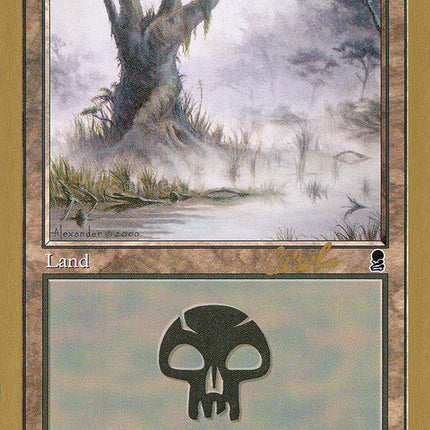 Swamp (cr341) (Carlos Romao) [World Championship Decks 2002]