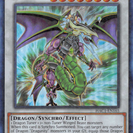 Dragunity Knight - Barcha (Duel Terminal) [HAC1-EN165] Parallel Rare