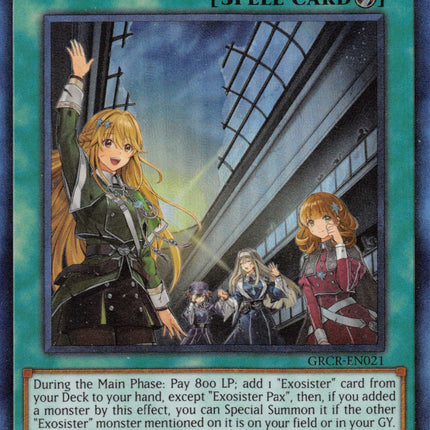 Exosister Pax [GRCR-EN021] Collector's Rare