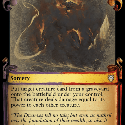 Too Greedily, Too Deep [The Lord of the Rings: Tales of Middle-Earth Commander Showcase Scrolls]