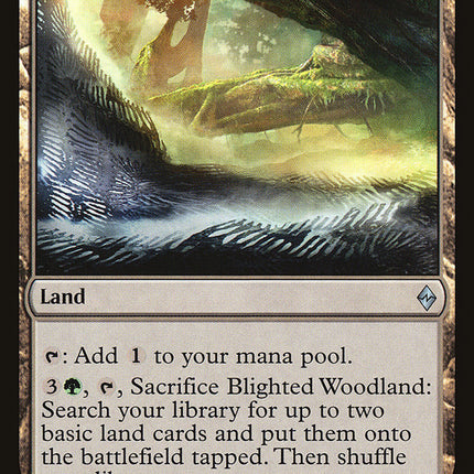Blighted Woodland [Battle for Zendikar]