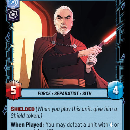 Count Dooku - Darth Tyranus (038/252) [Spark of Rebellion]