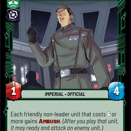 Admiral Piett - Captain of the Executor (079/252) [Spark of Rebellion]
