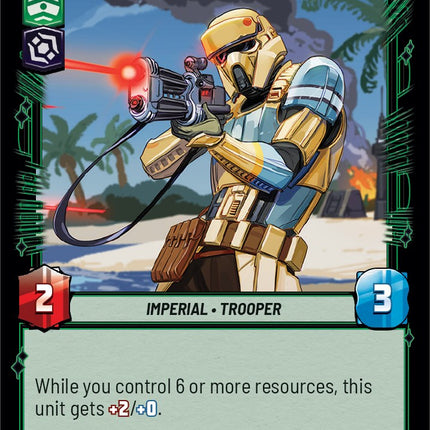 Seasoned Shoretrooper (081/252) [Spark of Rebellion]