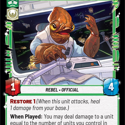 Admiral Ackbar - Brilliant Strategist (097/252) [Spark of Rebellion]