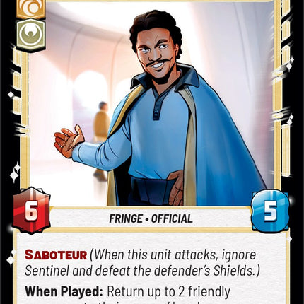 Lando Calrissian - Responsible Businessman (197/252) [Spark of Rebellion]