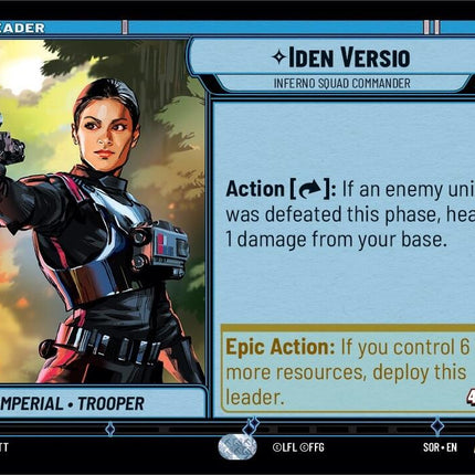 Iden Versio - Inferno Squad Commander (002/252) [Spark of Rebellion]