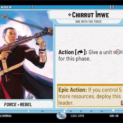 Chirrut Imwe - One With The Force (004/252) [Spark of Rebellion]