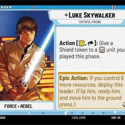 Luke Skywalker - Faithful Friend (005/252) [Spark of Rebellion]