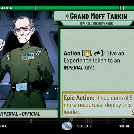 Grand Moff Tarkin - Oversector Governor (007/252) [Spark of Rebellion]