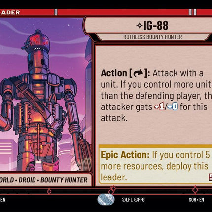 IG-88 - Ruthless Bounty Hunter (012/252) [Spark of Rebellion]