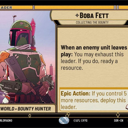 Boba Fett - Collecting the Bounty (015/252) [Spark of Rebellion]