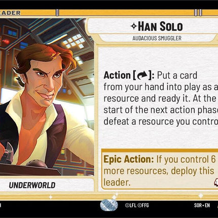 Han Solo - Audacious Smuggler (017/252) [Spark of Rebellion]