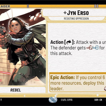 Jyn Erso - Resisting Oppression (018/252) [Spark of Rebellion]