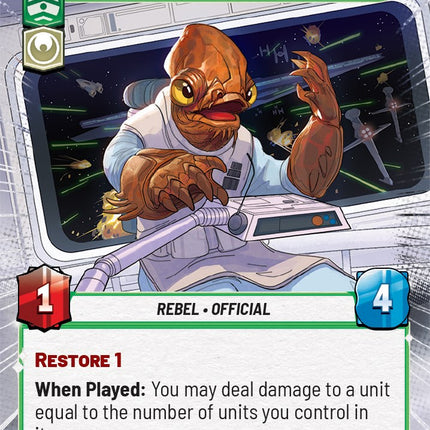 Admiral Ackbar - Brilliant Strategist (Hyperspace) (361) [Spark of Rebellion]